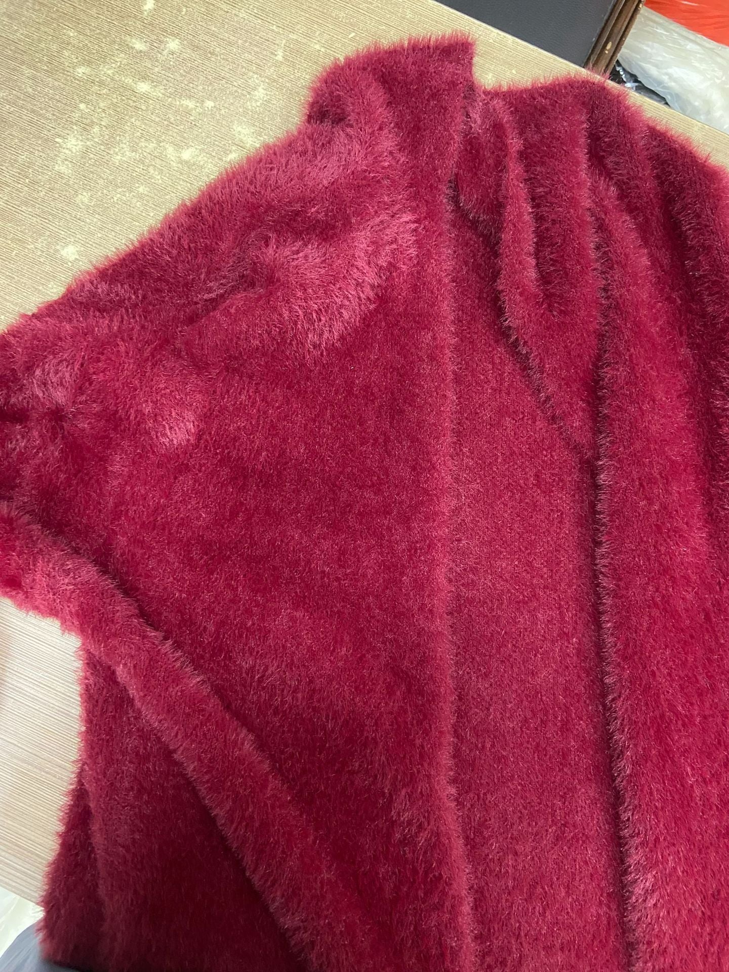 Cardigan long de haute qualité, allongé et épais