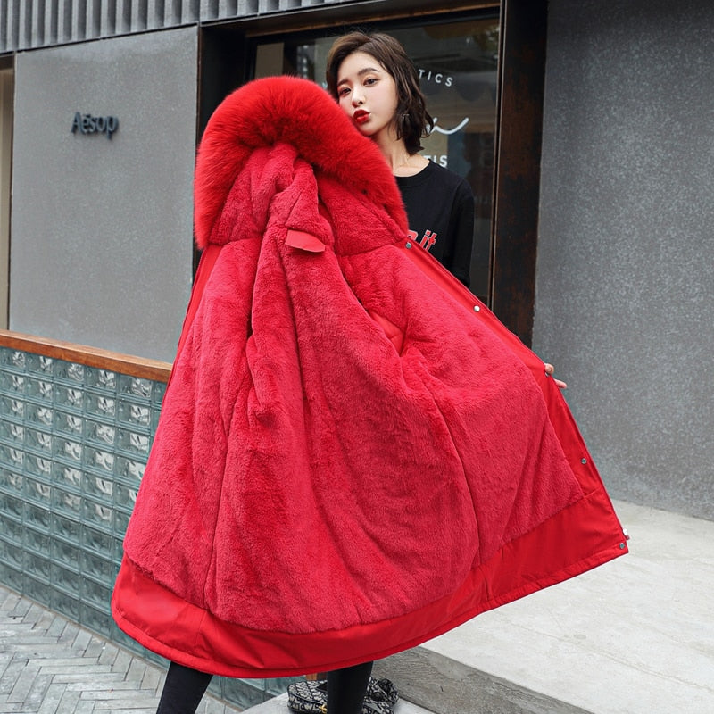 Doudoune mi-longue pour femme