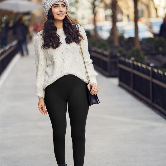 Legging Thermique Femme – Ultra Chaud, Gainant & Confort d’Hiver