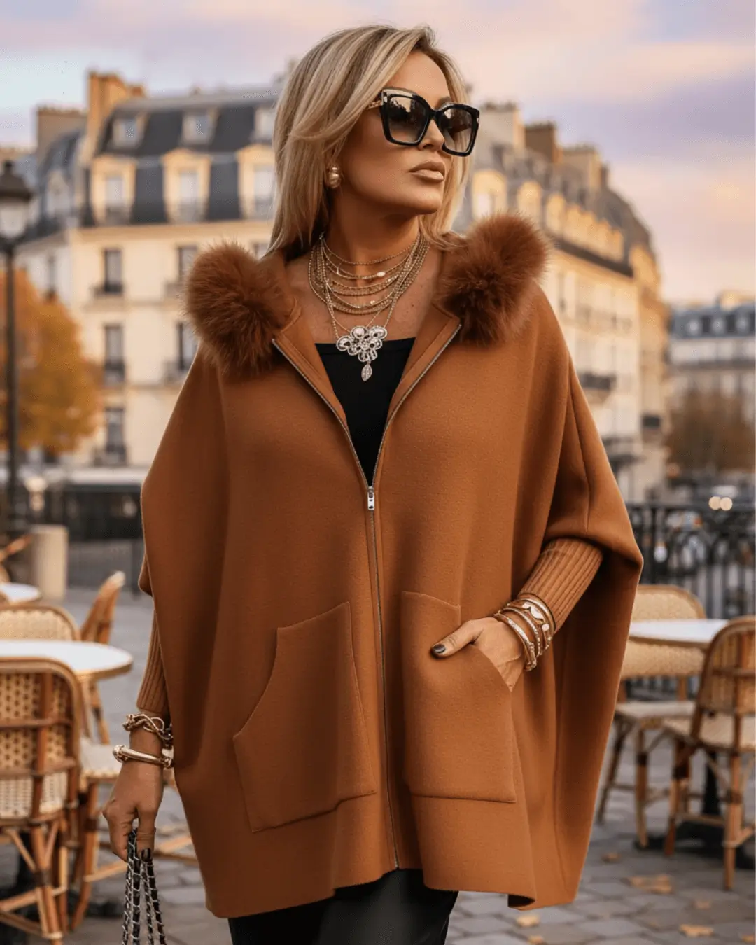 Cardigan en Peluche Doux