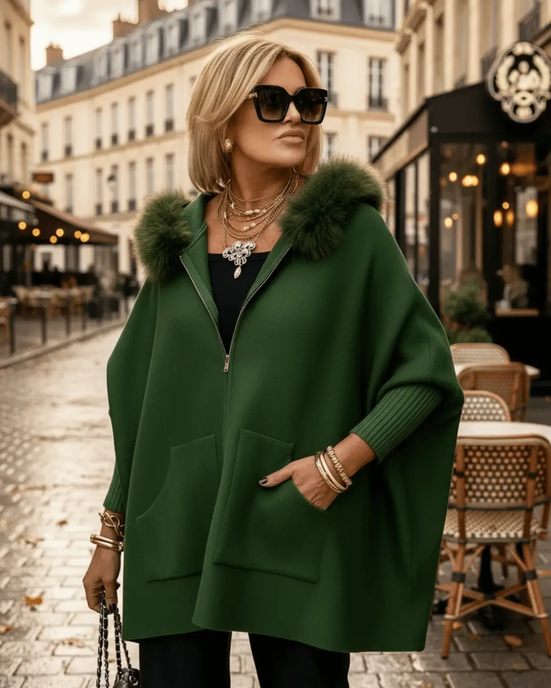 Cardigan en Peluche Doux